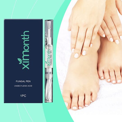 XIMONTH Fungus Pen - UNDECYLENIC ACID 25% - Daily Solution for Brittle & Thickened Nails-XDX